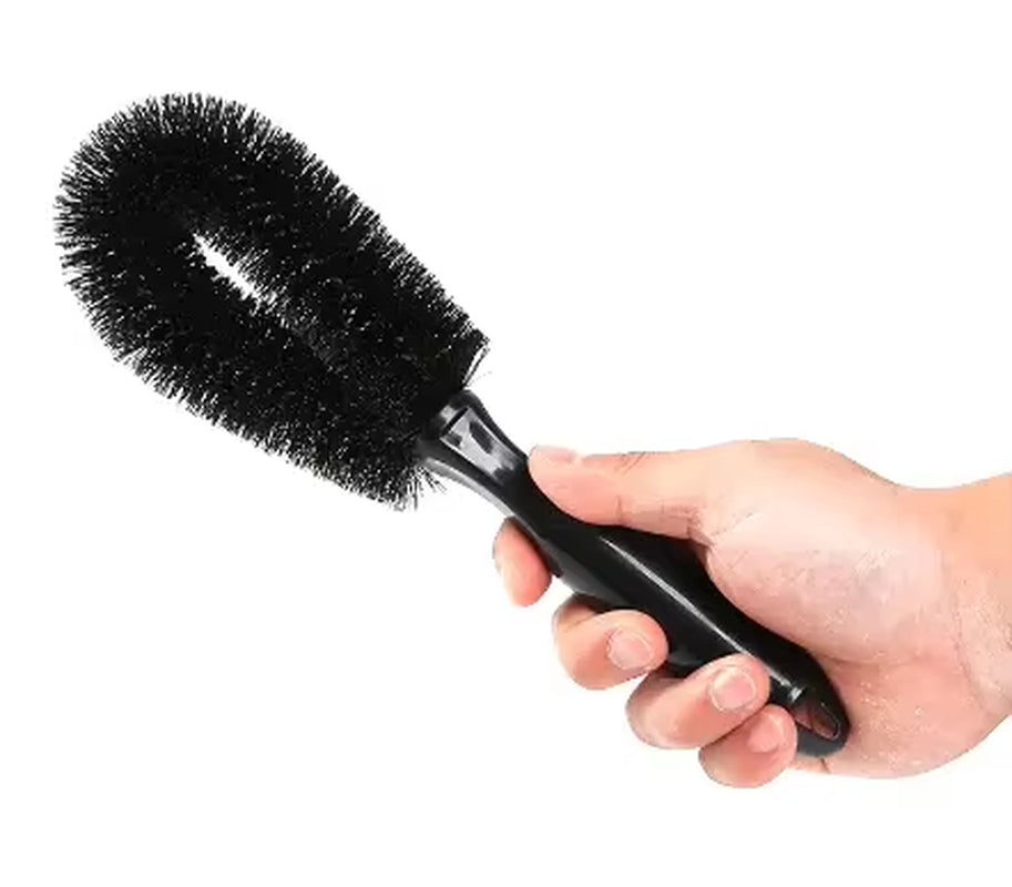 Car Wheel Cleaning Brush Profession Tire Auto Cleaning Detailing Care Wet Dry Wheel Tire Rim Clean Brush Goods Accessory