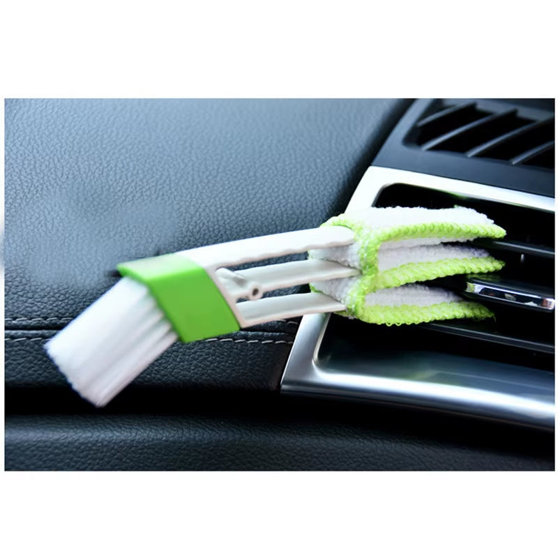 10 Pcs Car Air Vent Grille Decoration Trim Sticker U Style Air Conditioner Outlet Decoration Strip Car Decoration