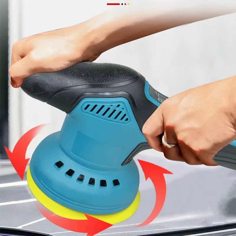 LEIBOO Car Polishers Wireless Automotive Polishing Machine Wax Tool 8 Gears 12V Electric Waxing Repairing Sander Car Accessories