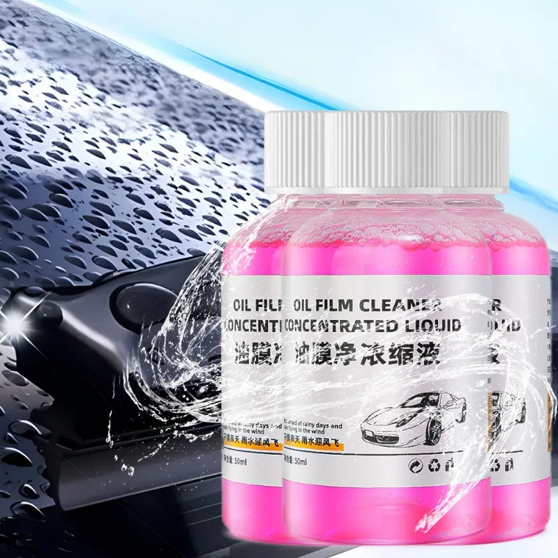 Automotive Windshield Concentrated Cleaner Car Glass Oil Film Remover Front Windscreen Glass Oil Film Cleaner for Car Cleaning