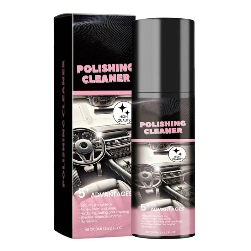 100Ml Car Interior Polishing Cleaner Car Interior Spray Car Cleaner Interior Detailer Spray Total Car Interior Cleaner Supplies