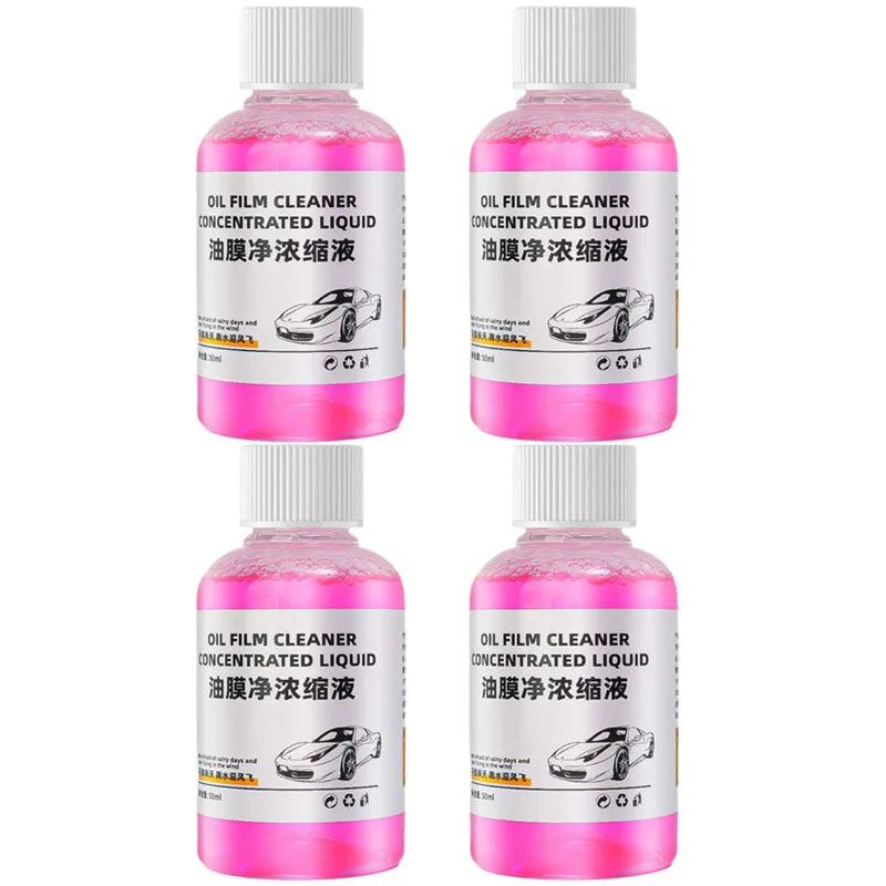 Automotive Windshield Concentrated Cleaner Car Glass Oil Film Remover Front Windscreen Glass Oil Film Cleaner for Car Cleaning
