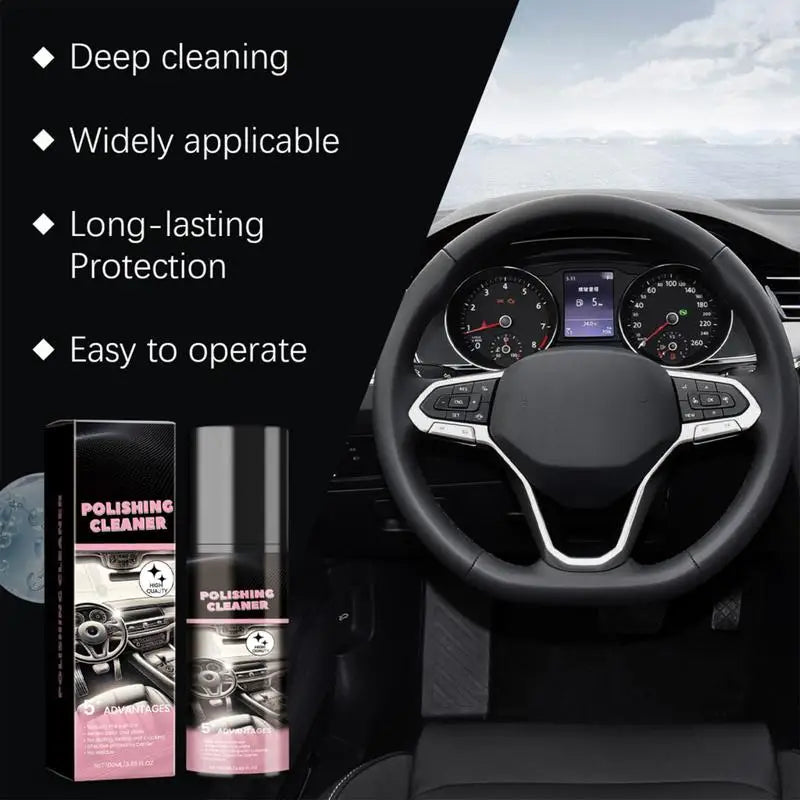 100Ml Car Interior Polishing Cleaner Car Interior Spray Car Cleaner Interior Detailer Spray Total Car Interior Cleaner Supplies