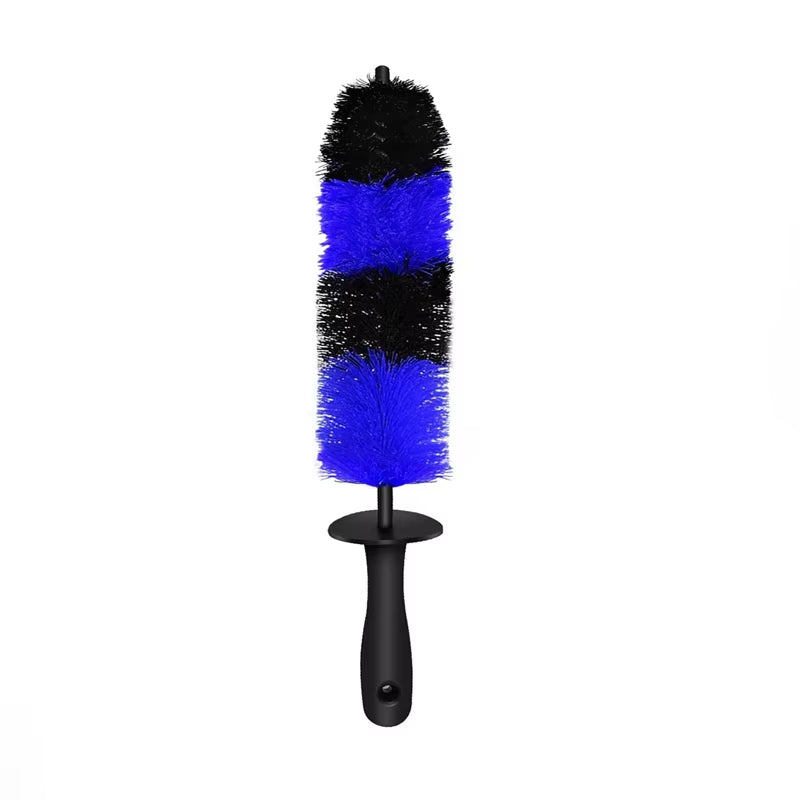 Multifunction Wheel Wash Brush Car Truck Motor Engine Grille Wheel Wash Brush Tire Rim Cleaning Tool 17Inch Long Easy Reach