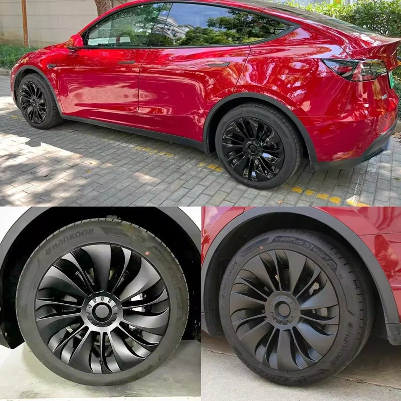 1PCS Hub Cap Replacement Wheel Cap Automobile Hubcap Full Rim Cover Accessories for Tesla Model 3/Y 18/19/20 Inch 2021 2018-2023