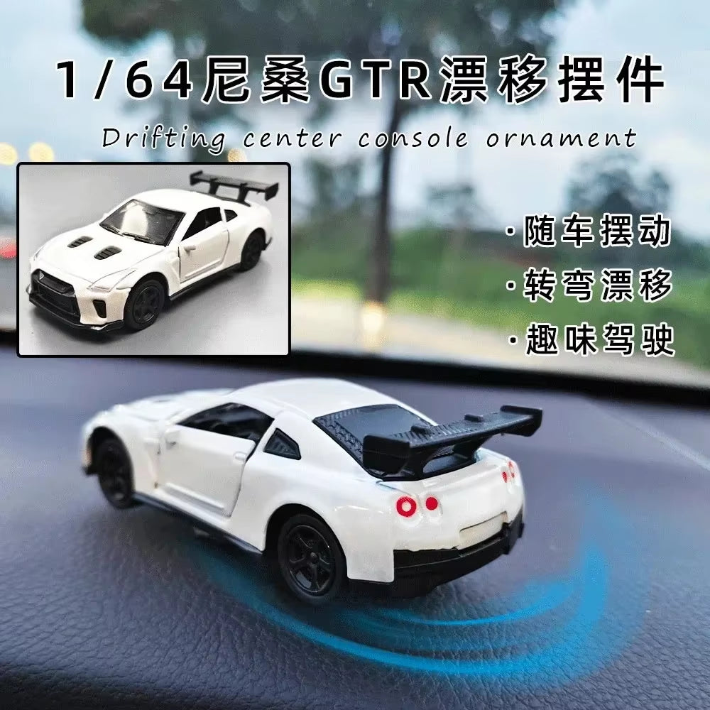 Drift Car Dashboard Toy Model Swing Turning Cool Sports Race Auto Ornaments Interior Accessories Decor Items Fun Decorations Men