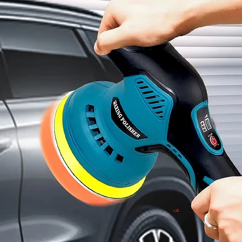 LEIBOO Car Polishers Wireless Automotive Polishing Machine Wax Tool 8 Gears 12V Electric Waxing Repairing Sander Car Accessories