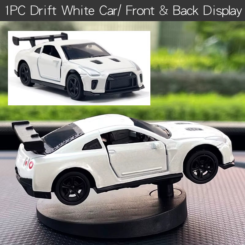 Drift Car Dashboard Toy Model Swing Turning Cool Sports Race Auto Ornaments Interior Accessories Decor Items Fun Decorations Men