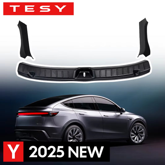 For Tesla New Model Y LAUNCH 2025 Juniper 2025+ Trunk Threshold Strip TPE anti Scratch Protection Lid