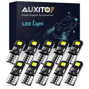 10Pcs W5W T10 LED Canbus No Error Bulb Car Interior Light 194 LED Signal Lamp for Mercedes-Bens Bmw Audi Ford 6000K 12V