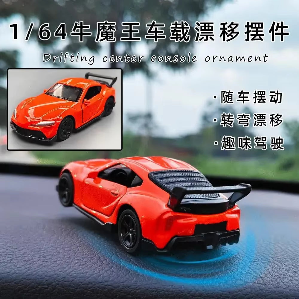 Drift Car Dashboard Toy Model Swing Turning Cool Sports Race Auto Ornaments Interior Accessories Decor Items Fun Decorations Men