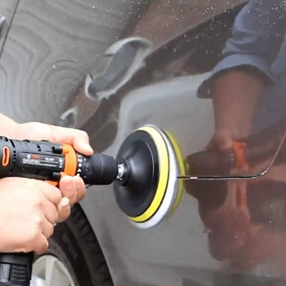 5Pcs 4Inch Polishing Kit Car Polishing Pad Car Waxing Sponge Disk Wool Wheel Auto Paint Care Polisher Pads Car Gadget