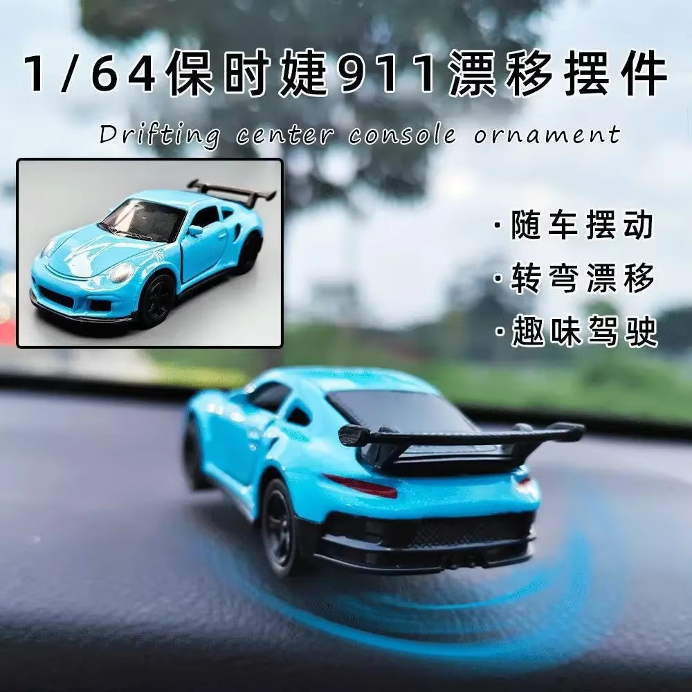 Drift Car Dashboard Toy Model Swing Turning Cool Sports Race Auto Ornaments Interior Accessories Decor Items Fun Decorations Men