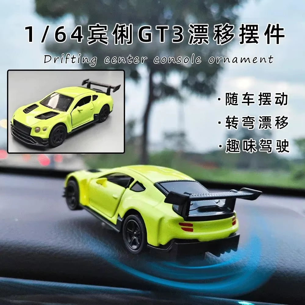 Drift Car Dashboard Toy Model Swing Turning Cool Sports Race Auto Ornaments Interior Accessories Decor Items Fun Decorations Men