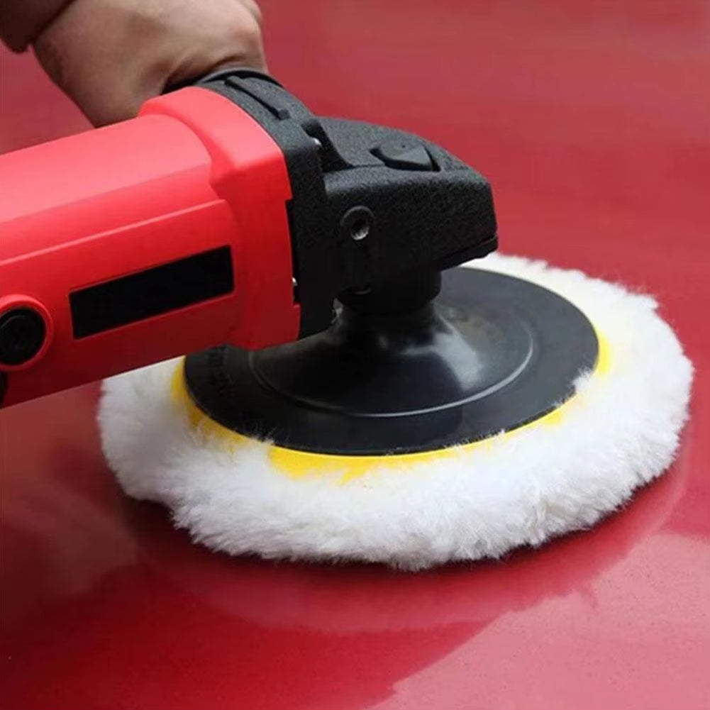 5Pcs 4Inch Polishing Kit Car Polishing Pad Car Waxing Sponge Disk Wool Wheel Auto Paint Care Polisher Pads Car Gadget
