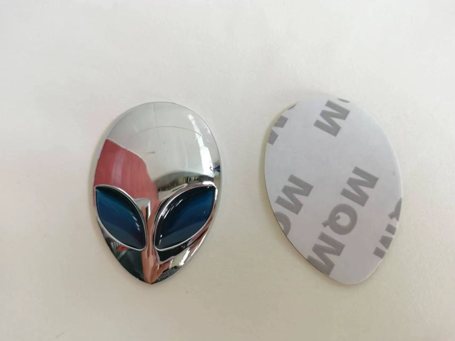 5*3.5Cm Car Styling Metal Stickers Skull Emblem Decal Badge Car Waterproof Sticker Auto