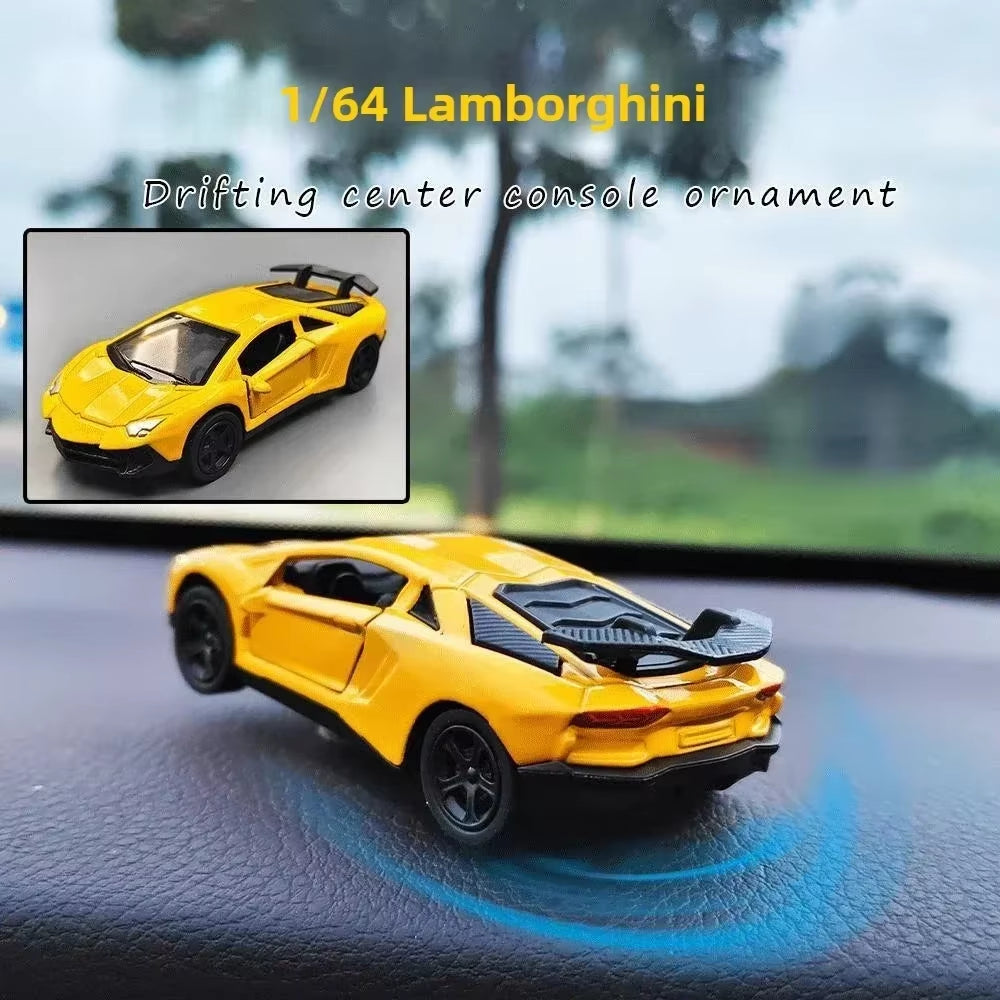 Drift Car Dashboard Toy Model Swing Turning Cool Sports Race Auto Ornaments Interior Accessories Decor Items Fun Decorations Men