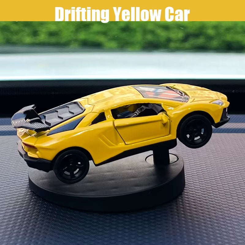 Drifting Car Dashboard Toy Model Swing Turning Cool Fun Sports Racing Ornaments Interior Accessories Decor Items Decorations Men