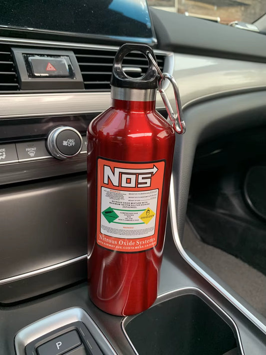 Car Insulation Cup NOS Nitrogen Cylinder Vacuum Stainless Steel Kettle 500Ml High-Capacity Travel Sports Bottle Water Cup 2025
