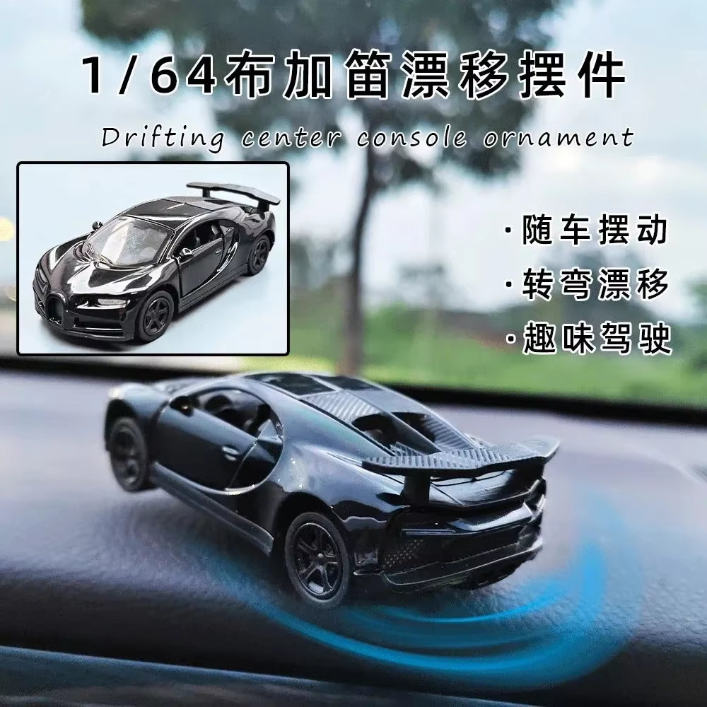 Drift Car Dashboard Toy Model Swing Turning Cool Sports Race Auto Ornaments Interior Accessories Decor Items Fun Decorations Men