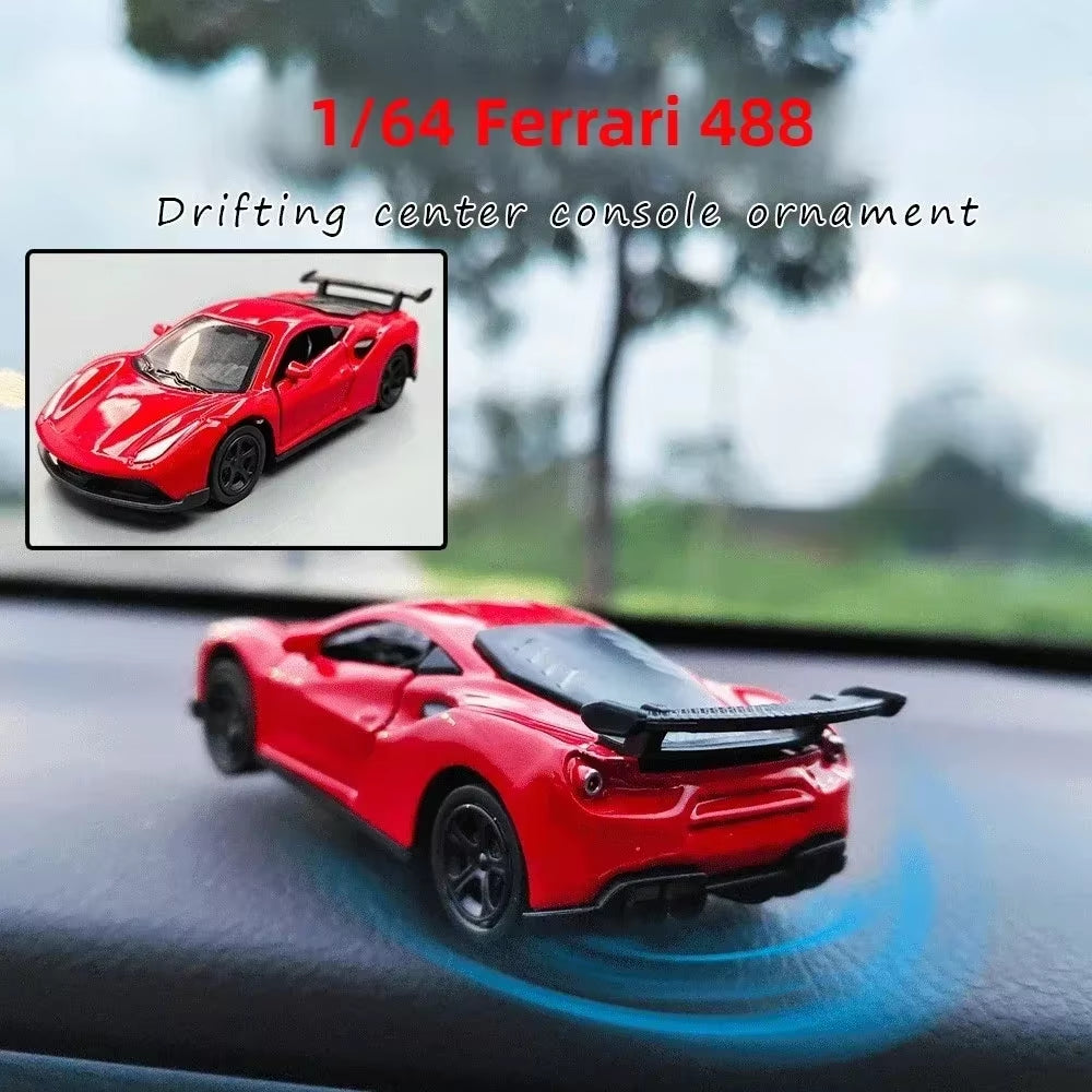 Drift Car Dashboard Toy Model Swing Turning Cool Sports Race Auto Ornaments Interior Accessories Decor Items Fun Decorations Men