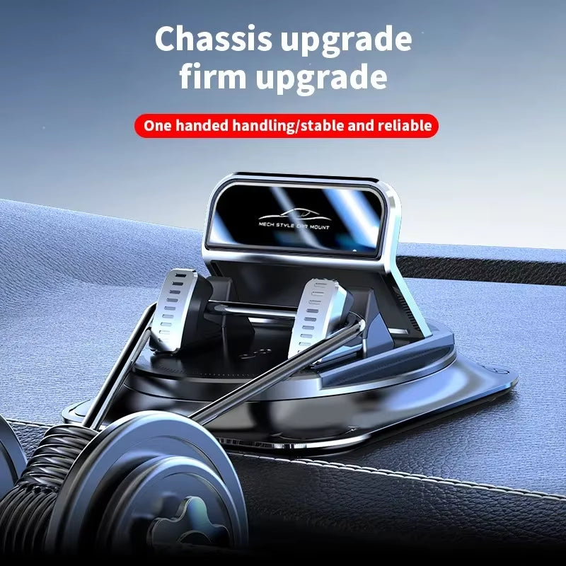 360° Rotating Car Phone Holder Super Strong Dashboard Suction for All Phones Universal Anti-Shake Car Mount Accessories