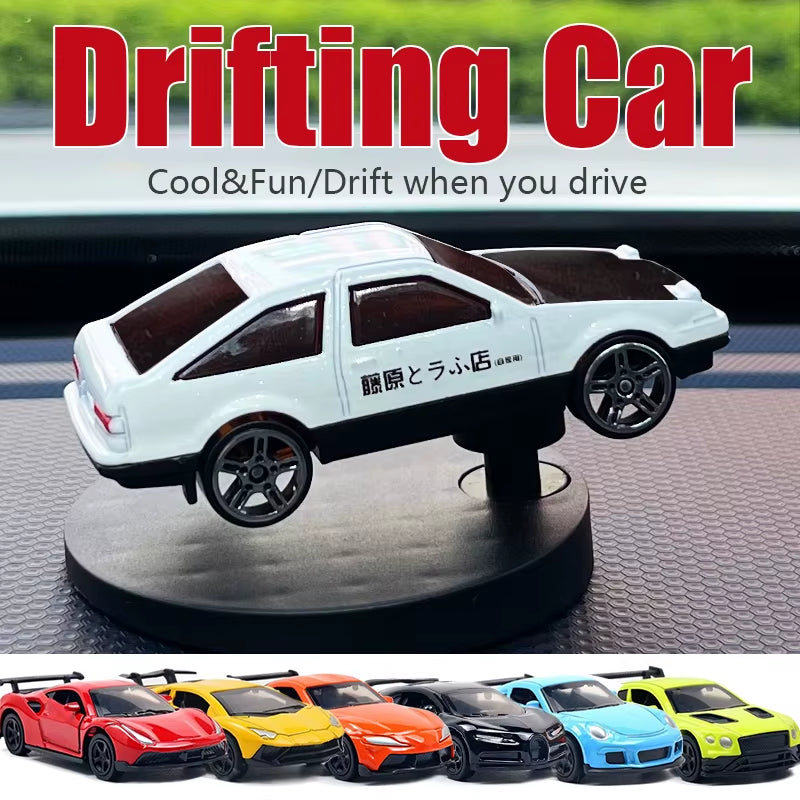 Drifting Car Dashboard Toy Model Swing Turning Cool Fun Sports Racing Ornaments Interior Accessories Decor Items Decorations Men