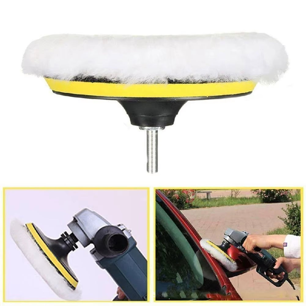 5Pcs 4Inch Polishing Kit Car Polishing Pad Car Waxing Sponge Disk Wool Wheel Auto Paint Care Polisher Pads Car Gadget