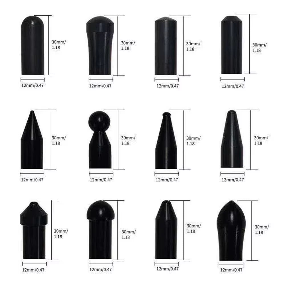 Car Dent Repair Hooks Stainless Steel Push Rods, Car Body Dent Removal Crowbar Kit for Car Body Dents and Hail Damage Removal
