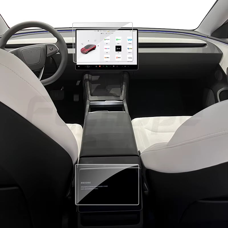 Tempered Glass Screen Protector for Tesla Model 3 Y Highland Juniper 2021-2025 HD Center Control Film Protection