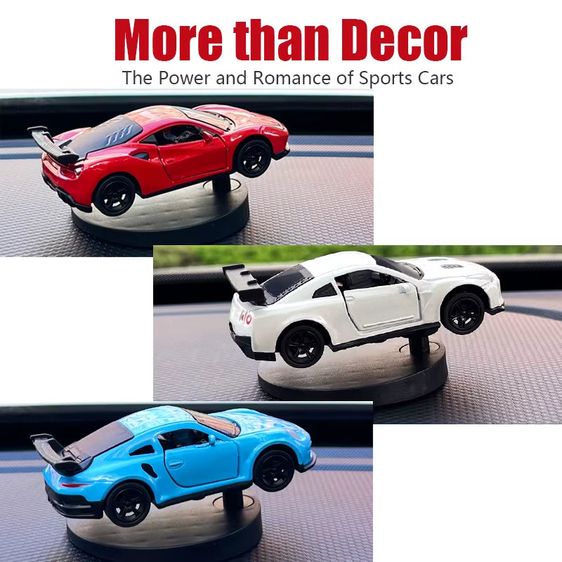 Drift Car Dashboard Toy Model Swing Turning Cool Sports Race Auto Ornaments Interior Accessories Decor Items Fun Decorations Men