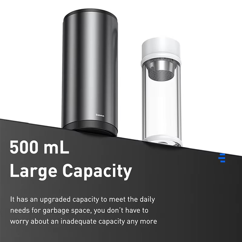Car Trash Bin Alloy Garbage Can for Car Dustbin Waste Rubbish Basket Bin Organizer Storage Holder Bag Auto Accessories