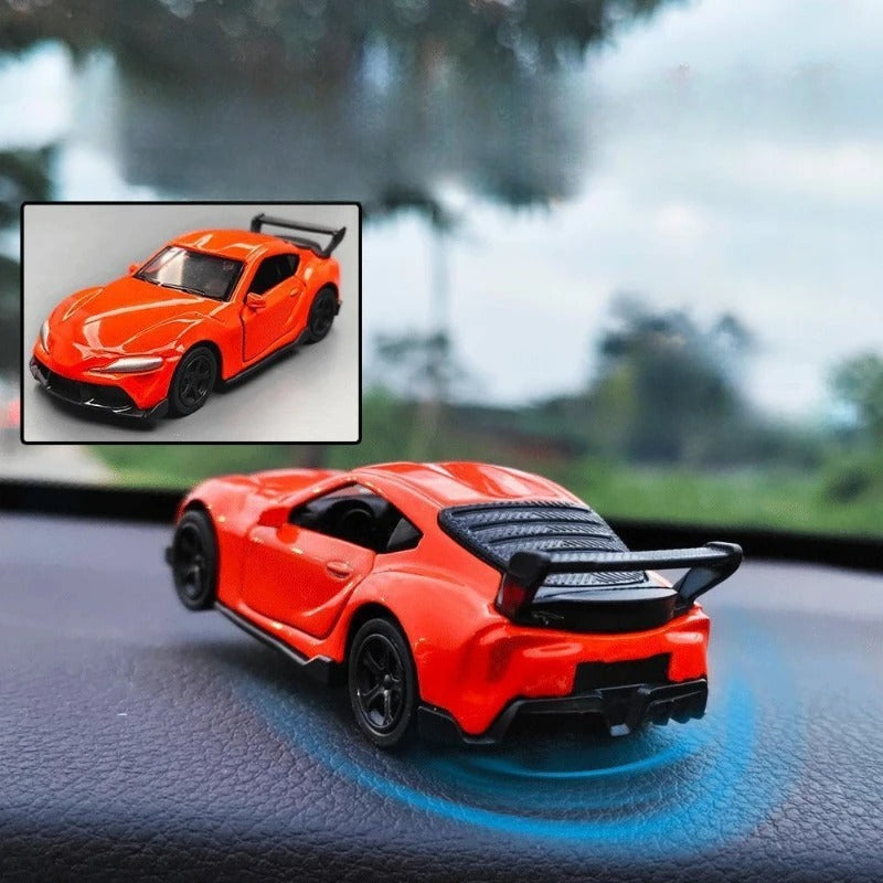 Car Drift Rotating Car Decor Auto Dashboard Turning Model Decoration Car Individuality Center Console Decoration