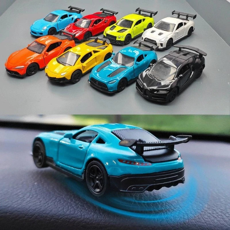Car Drift Rotating Car Decor Auto Dashboard Turning Model Decoration Car Individuality Center Console Decoration