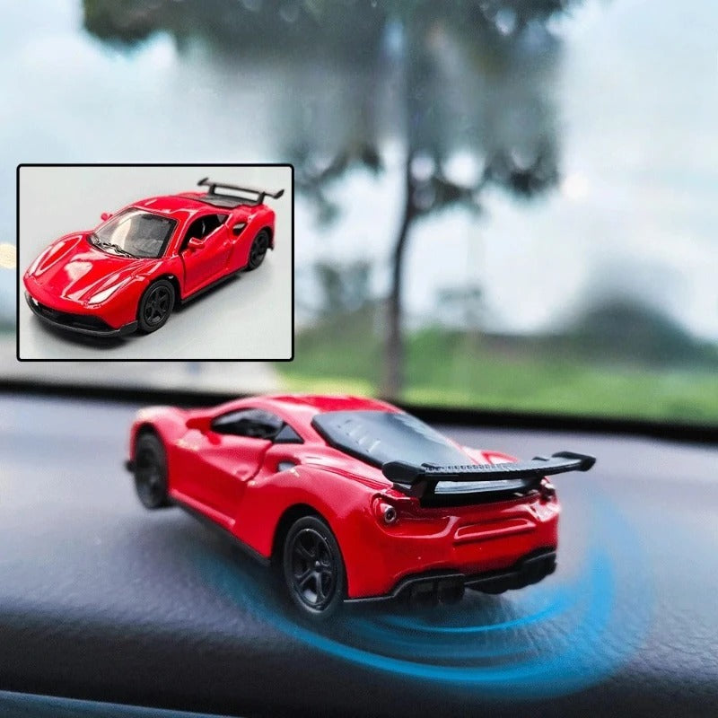 Car Drift Rotating Car Decor Auto Dashboard Turning Model Decoration Car Individuality Center Console Decoration